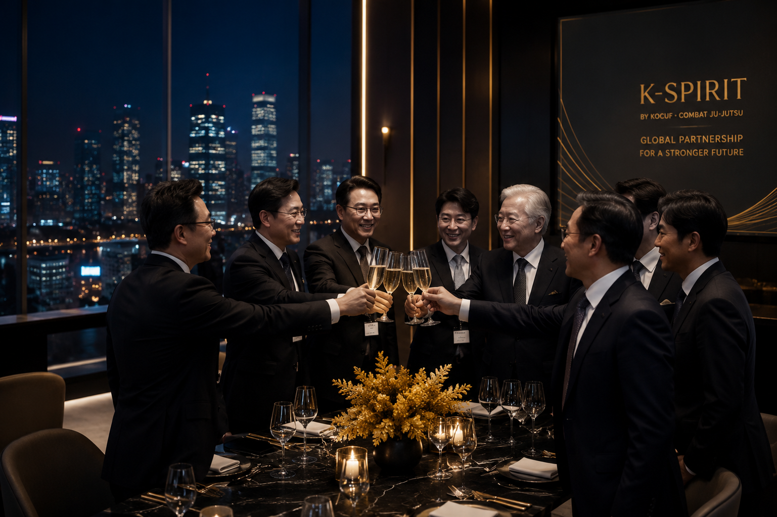 K-Spirit Closing Night · 한·우크라이나 VIP 공식 건배 · Global Partnership for a Stronger Future
